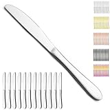 Berglander Tafelmesser-Set von 12 Stück, lebensmittelechte Edelstahl-Buttermesser Speisemesser für...