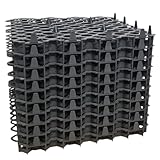 Stabilo Kunststoff Rasengitter Rasengitterplatten Rasenwaben Bodenwaben Paddockplatten Gehwegplatten...