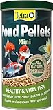 Tetra Pond Pellets Mini - Fischfutter für kleine und junge Teichfische, unterstützt gesunde Fische...