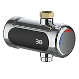 Universal-Durchlauferhitzer |220 V 3000 W | 3 Sekunden schnelles Aufheizen | LED-Anzeige | Einfache...