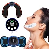 EMS Bauchmuskeltrainer Po Trainer, Nackenmassagegerät Gesichtsmassagegerät Gegen Falten...