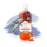 NordicVital Premium Lachsöl Hunde & Katzen 1000ml – 100% Natürliches Fischöl/Fish Oil aus...