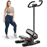 Sportsroyals Exercise Stair Stepper für Zuhause – Up-Down Swing Stepper mit Power Ropes for...