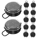 WEKADRIN 12 Stck Teiliges Runde Mini koffer Süßigkeitendosen Tragbare Kleine Geschenkboxen Stabile...