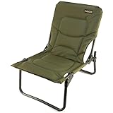 NECO Carp Angelstuhl 84712 – klappbarer, Leichter Karpfenstuhl mit Stahlrahmen, Verstellbarer...