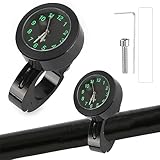 YeahBoom Motorraduhr für Lenker Wasserdicht,Fahrrad Uhr,Lenkeruhr Motorrad,Motorrad...