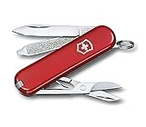 Victorinox Schweizer Taschenmesser Klein, Classic SD, Schlüsselanhänger, Multitool, 7 Funktionen,...