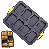 Mini-Kastenform mit 8 Mulden, antihaftbeschichtet für einfaches Herauslösen, zum Backen von...