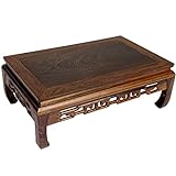 Abdeck Beistelltische Holz, Tischchen Rechteckig 32 x 20 x 12 cm Wohnzimmertisch Opiumtisch...