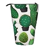 Teleskopisch Mäppchen Grüner Kaktus Federmäppchen Reißverschluss Personalisierbar Grosse...