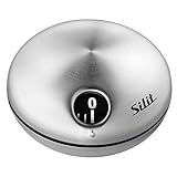 Silit Puk Kurzzeitwecker, Eieruhr magnetisch, Küchentimer, Edelstahl, Einstellzeit bis 60 Minuten