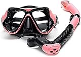 QWAXTRIW Trockener Schnorchelmaske Erwachsener und Jugendprofi, Schnorchelanzug, 180...