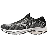 Mizuno Unisex Wave Ultima 14 Straßen-Laufschuh, Black/Silver/Nimbus Cloud, 42 EU