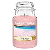 Yankee Candle Duftkerze im Glas (Große Kerze im Glas) | Pink Sands | Brenndauer bis zu 150 Stunden