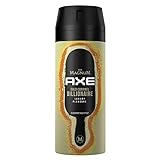 Axe Bodyspray Gold Caramel Billionaire Limited Edition Deo ohne Aluminium bekämpft geruchsbildende...