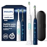 Philips Sonicare ProtectiveClean 5100 elektrische Zahnbürste, Schallzahnbürste mit 3 Putzmodi,...