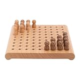 FRCOLOR Kinderschachspiel aus Hochwertigem Holz Interaktives Gesellschaftsspiel für Junge Mädchen...