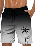 werfami Badehose Herren Lang Badeshorts Männer mit Innenhose Schwimmhosen Knielang Strandshorts...