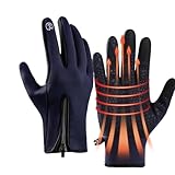 Wasserdichte Handschuhe für Wanderungen | Plüschige Isolierhandschuhe mit Touchscreen -...