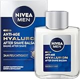 NIVEA MEN Anti-Age Hyaluron After Shave Balsam, erfrischendes After Shave für Männer mit Hyaluron...