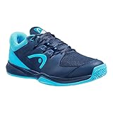 Head Herren Grid Indoor Shoe, Dark Blue Squash-Schuh, Dunkelblau Aqua, 40.5 EU