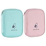 2-teilige Erste-Hilfe-Tasche, wasserdichtes Oxford-Stoff, kleine Notfalltasche, 5 x 4 x 1, leicht,...