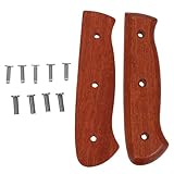 FIXOSHEE Messergriffschalen aus Sandelholz Rutschfester Ersatzgriff für Küchenmesser und...