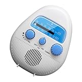 Operitacx Wasserdichtes Duschradio Mit Lautsprecher Auto Fm-empfänger Praktisches Küchenradio...