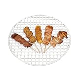 Runder Feuerschalenrost – Stahlstange BBQ Grillrost | Antihaft-tragbare Ersatzteile für...