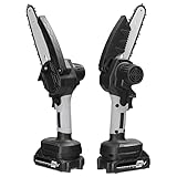 Pongnas 21-V-Kettensäge 6-Zoll-Elektro-Astkettensäge mit Bürstenmotor und Sicherheitsverriegelung...
