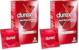 Durex transparent Liebe Sex Feel Ultra Dünn Latex Kondom – 10 Stück (Packung mit 2)