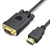 BENFEI Konverter-Kabel 1,8 M, HDMI zu VGA D-SUB 15 Pin M/M Unterstützung Volles 1080P umwandeln...