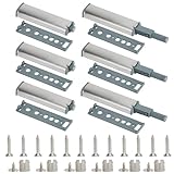 ZUYIST 6 Stück Push to Open Türöffner, Tragbarkeit Drucktüröffner Türdämpfer Schranktür...