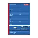 Fahrtenbuch 602, für PKW, A5 hoch, 32 Blatt, 4er-Pack