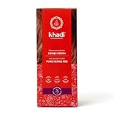 khadi REINES HENNA Pflanzenhaarfarbe - Haarfarbe für aufregendes Orangerot bis zu intensiv...