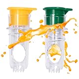 Zitronenpresse, 2 Stück Zitronenpresse Handpresse, Zitronensaft Ausgießer Entsafter für Orangen...