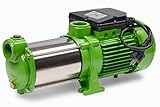 CHM GmbH® Premium Kreiselpumpe 1,65 KW Gartenpumpe aus Edelstahl 10200 L/h Starke 'Förderhöhe von...
