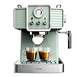 Cecotec Espressomaschine Power Espresso 20 Tradizionale Light Green, 1350 W, Espresso und...