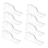 FIXOSHEE 8 Stück Teiliges Zahnbürstenkopf Schutzkappen aus Kunststoff Hygienische...