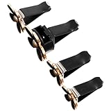Cabilock 4 Stück Aromatherapie Auto Duftclip Blumenform Metall Lüftungsclip Autoparfum...