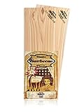 Axtschlag XL Grillbretter Zedernholz, 2 Wood Planks für Filets & Braten, schonendes Garen mit...