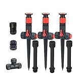 Eden 96093 Mehrfach Verstellbarer Gartensprinkler mit Erweiterungsset, ideal für DIY-Gartenarbeit