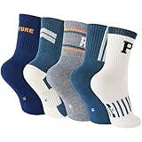 HOTUT Kinder Wintersocken,5 Paar Socken Kinder, Weich und bequem,dicke Thermosocken Strümpfe Winter...