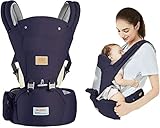 Babytrage Neugeborene mit Hüftsitz 3in1 Babytrage Ergonomisch Atmungsaktiver und weicher...