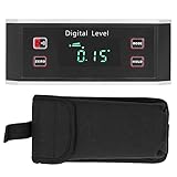 Digitaler Neigungsmesser mit 4x90° Messbildschirm, Edelstahl, Winkelmesser Würfel, Tragbare...