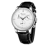 FORSINING Herren-Automatikuhr, Gangreserve, Datumsanzeige, modische mechanische Armbanduhr, 02 -...
