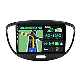 BXLIYER Android 13 IPS Autoradio Passt für Hyundai I10 (2007-2013) - 4G+64G - Eingebaut...