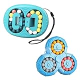 EACHHAHA 2 Stücke Magic Beans Set, Zauberwürfel Beans,IQ Game Fidget Toys,Rotierender...