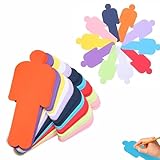 150 Stück Moderationskarten Set 10 Farben Präsentationskarten 20 x 8 cm Blanko Metaplankarten für...