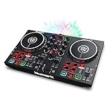 Numark Party Mix II – DJ Controller Pult mit 2 Decks, eingebauten DJ-Lichtern & DJ-Mixer;...